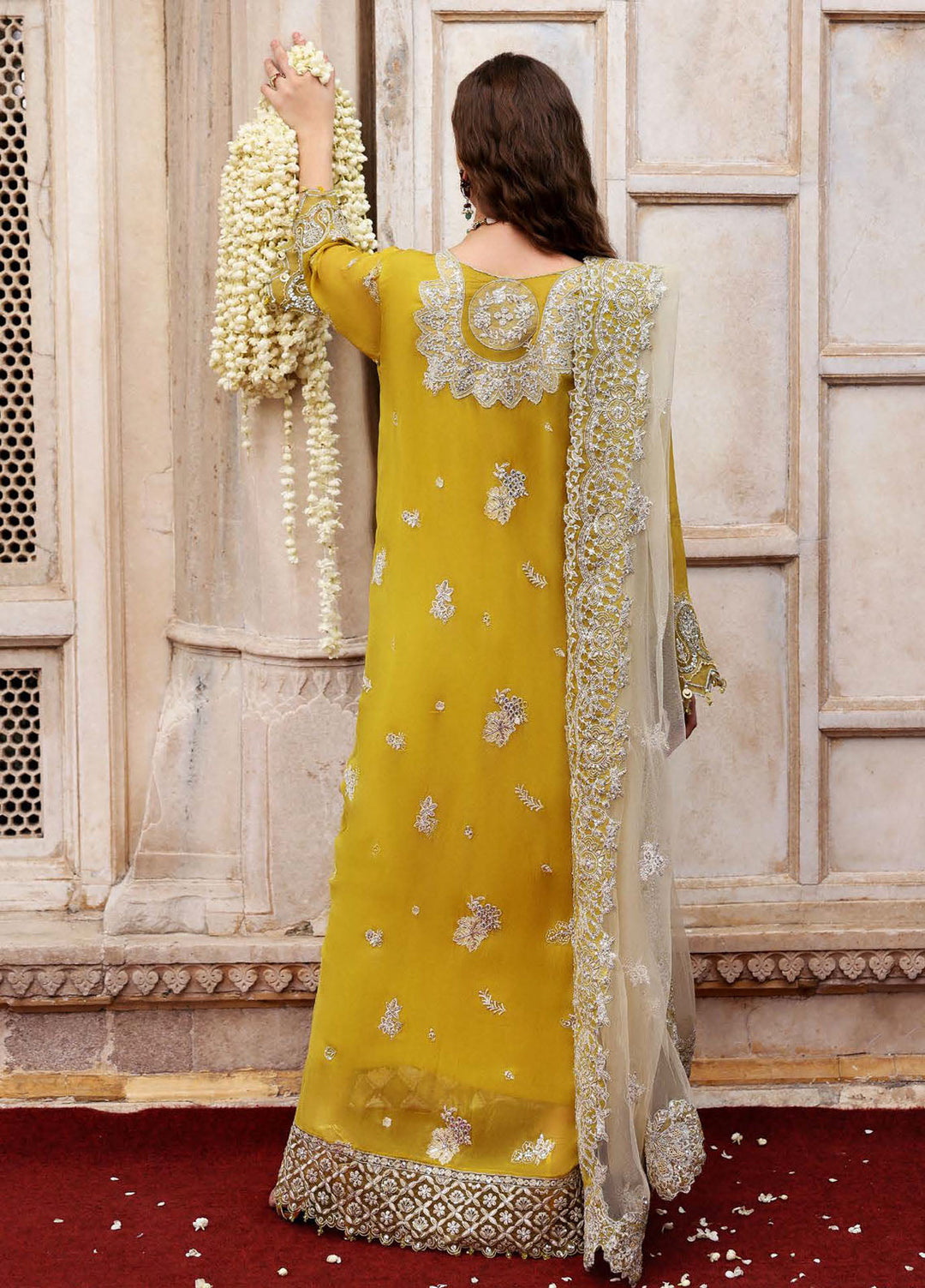 Parishay Embroidered Chiffon Suits Unstitched 3 Piece PRS25JP D-03 JRA - 03 - Formals Collection