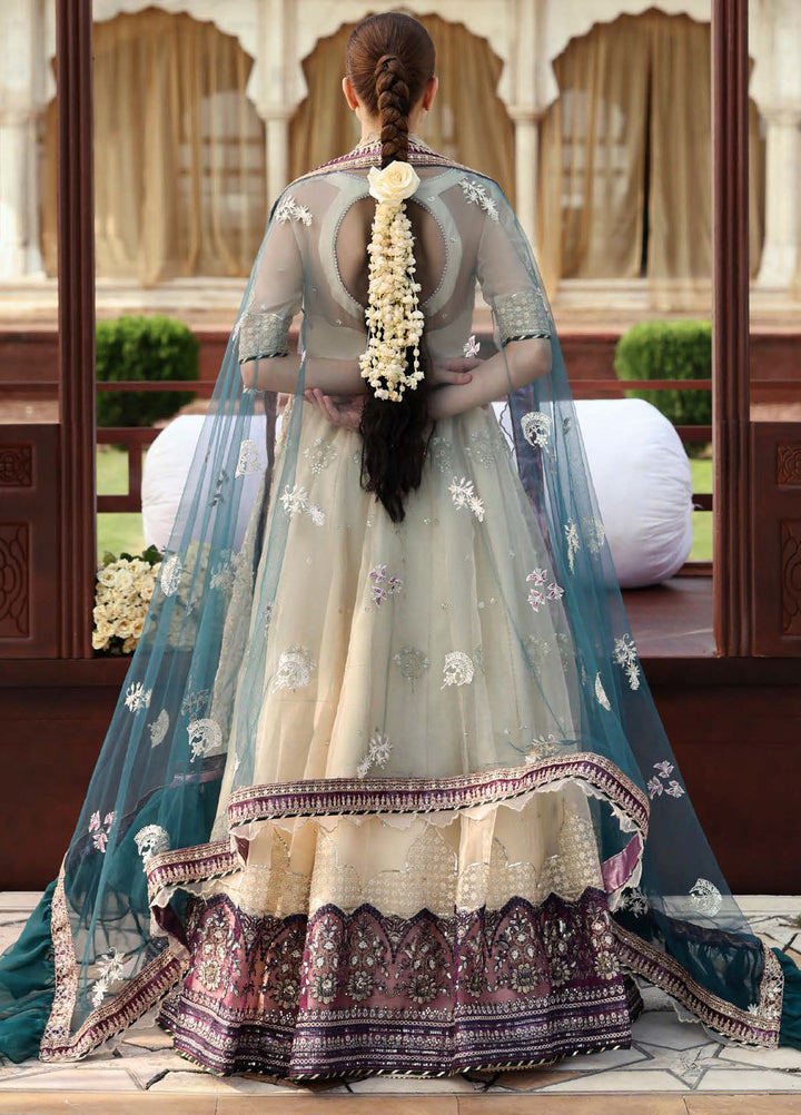 Parishay Embroidered Organza Suits Unstitched 3 Piece PRS25JP D-10 JRA - 10 - Formals Collection