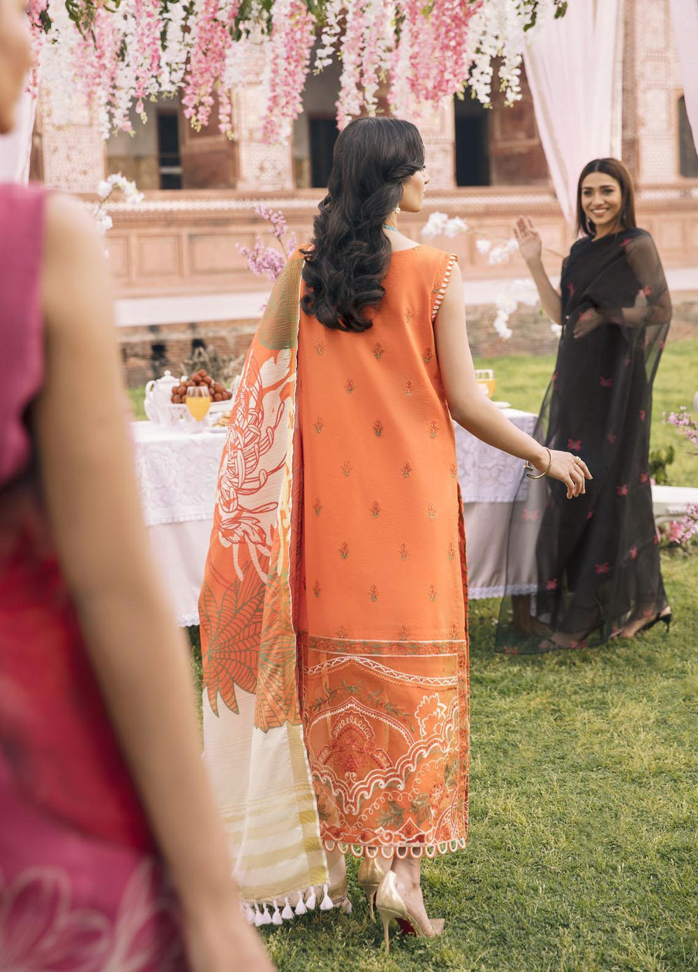 Parishay Embroidered Lawn Suits Unstitched 3 Piece PRS22FE Dur-e-Shehwar - Festive Collection