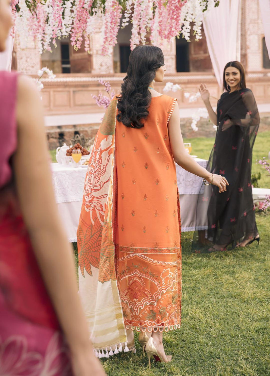 Parishay Embroidered Lawn Suits Unstitched 3 Piece PRS22FE Dur-e-Shehwar - Festive Collection