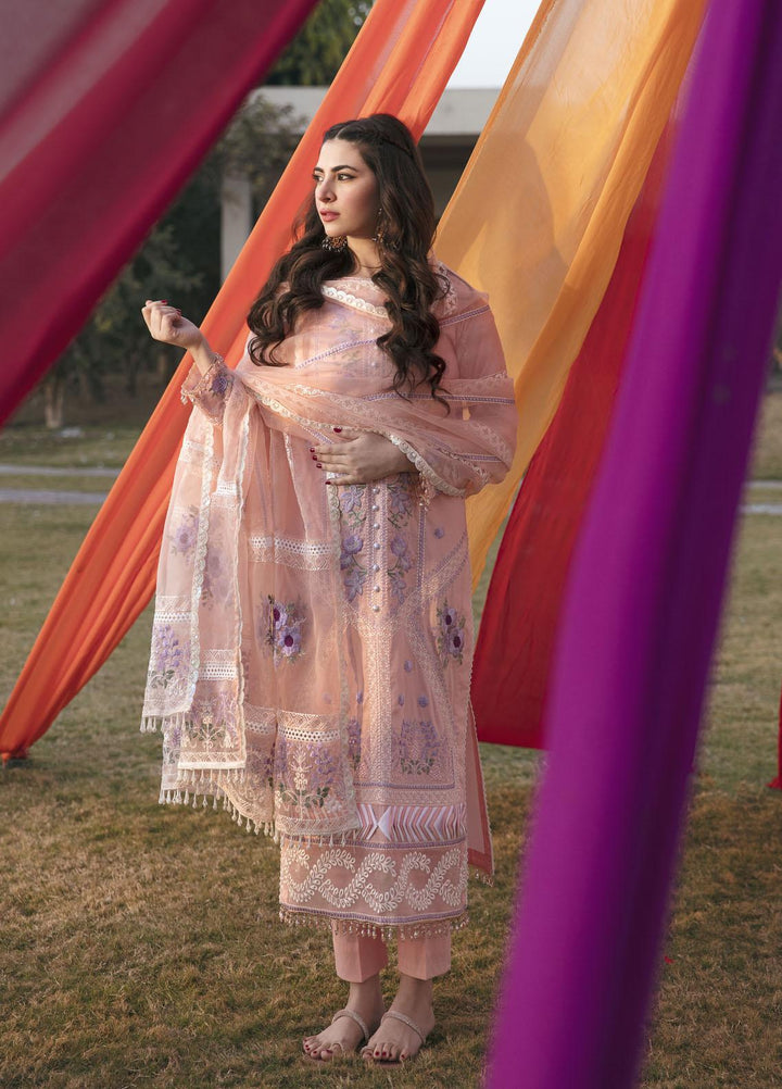 Parishay Embroidered Lawn Suits Unstitched 3 Piece PR23LL D-01 - Luxury Summer Collection