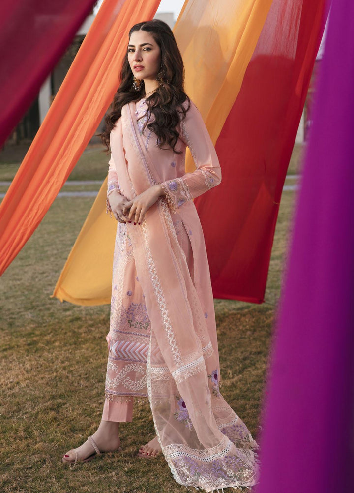 Parishay Embroidered Lawn Suits Unstitched 3 Piece PR23LL D-01 - Luxury Summer Collection