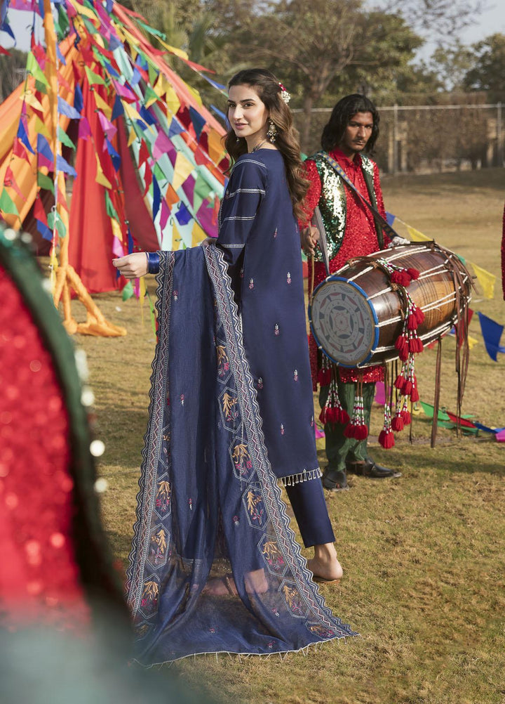 Parishay Embroidered Lawn Suits Unstitched 3 Piece PR23LL D-07 - Luxury Summer Collection