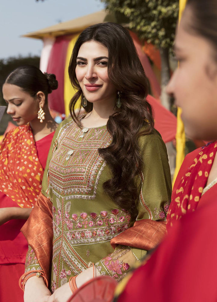 Parishay Embroidered Lawn Suits Unstitched 3 Piece PR23LL D-08 - Luxury Summer Collection