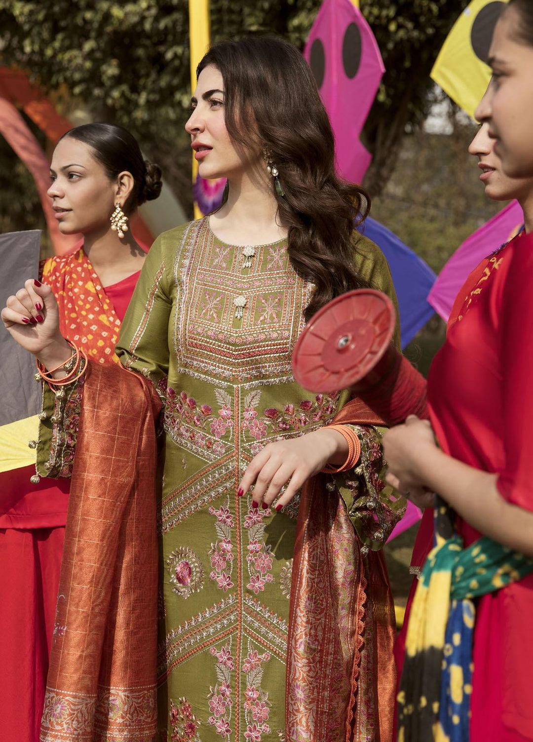 Parishay Embroidered Lawn Suits Unstitched 3 Piece PR23LL D-08 - Luxury Summer Collection