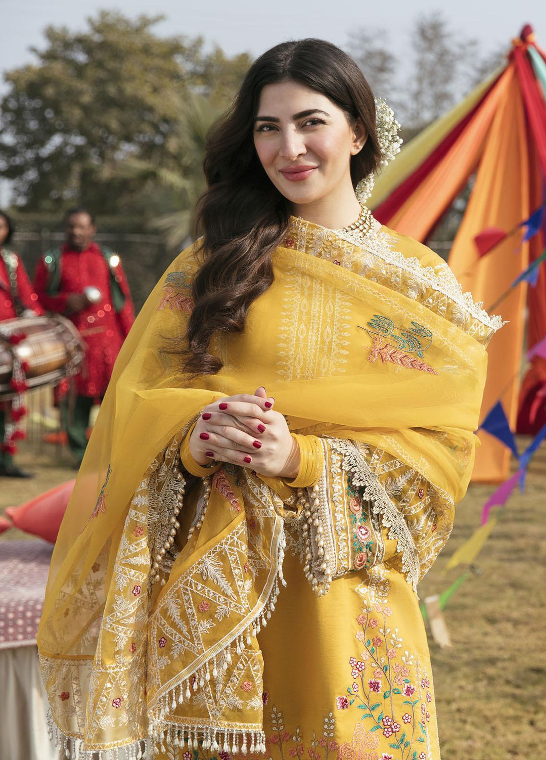 Parishay Embroidered Lawn Suits Unstitched 3 Piece PR23LL D-09 - Luxury Summer Collection