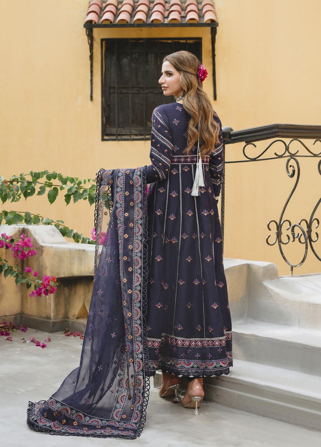 Parishay Embroidered Corduroy Suits Unstitched 3 Piece PRS22LW D-05 - Winter Collection