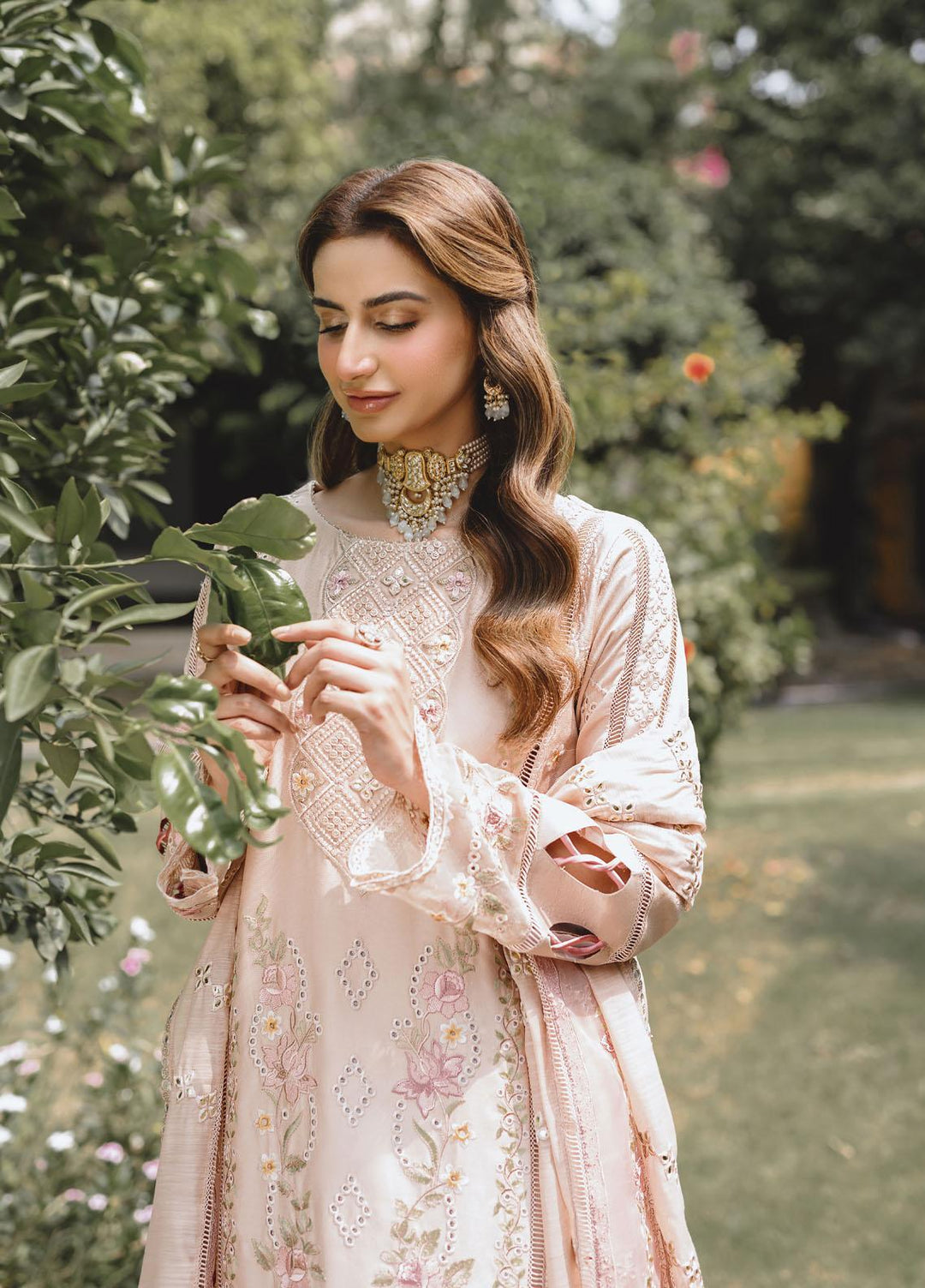 Parishay Embroidered Corduroy Suits Unstitched 3 Piece PRS22LW D-06 - Winter Collection