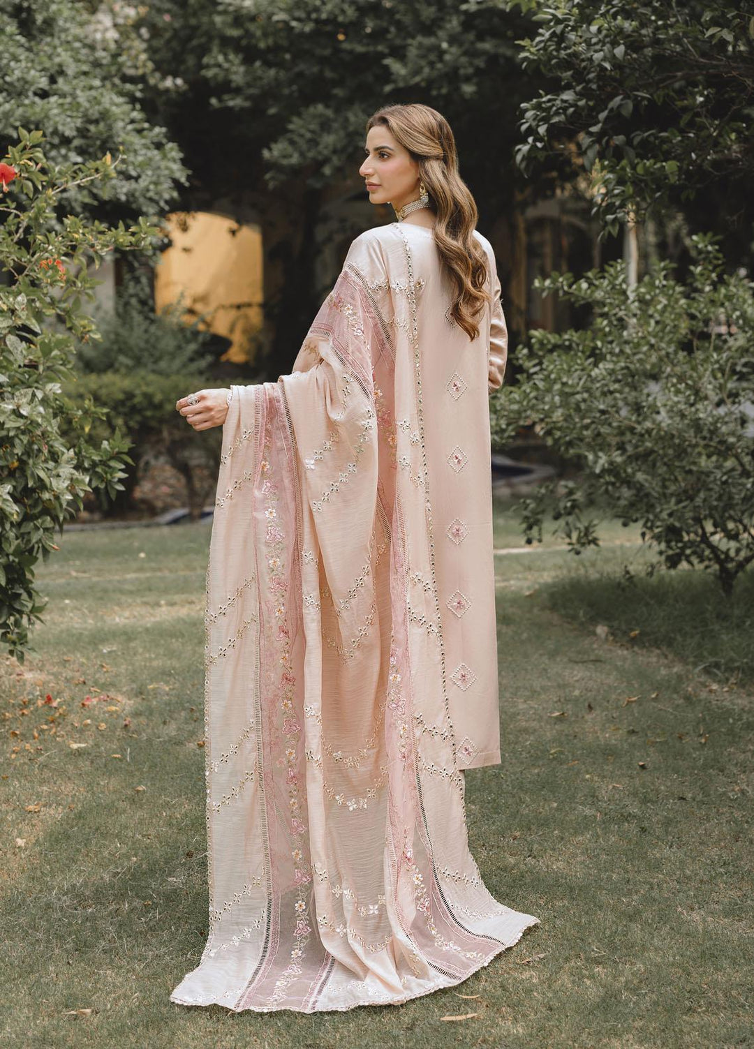 Parishay Embroidered Corduroy Suits Unstitched 3 Piece PRS22LW D-06 - Winter Collection