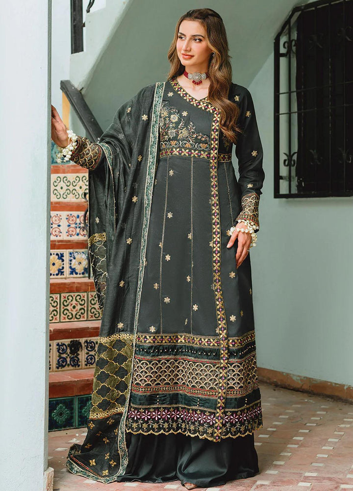 Parishay Embroidered Corduroy Suits Unstitched 3 Piece PRS22LW D-07 - Winter Collection