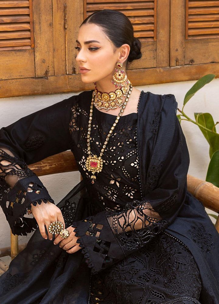 Parishay Embroidered Schiffli Suits Unstitched 3 Piece PR23LL-E2 LLE-01 - Luxury Collection