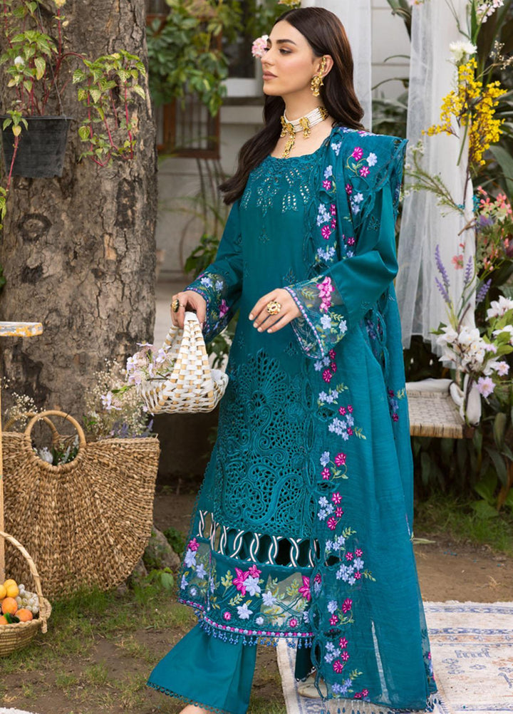 Parishay Embroidered Schiffli Suits Unstitched 3 Piece PR23LL-E2 LLE-03 - Luxury Collection