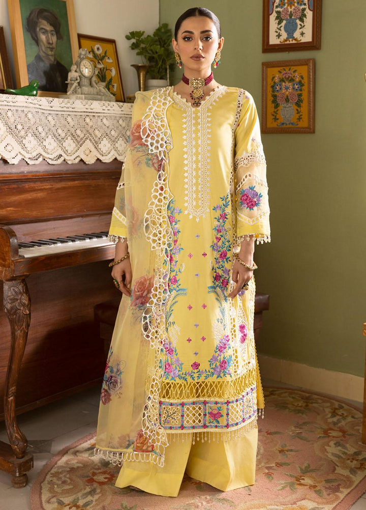 Parishay Embroidered Schiffli Suits Unstitched 3 Piece PR23LL-E2 LLE-04 - Luxury Collection