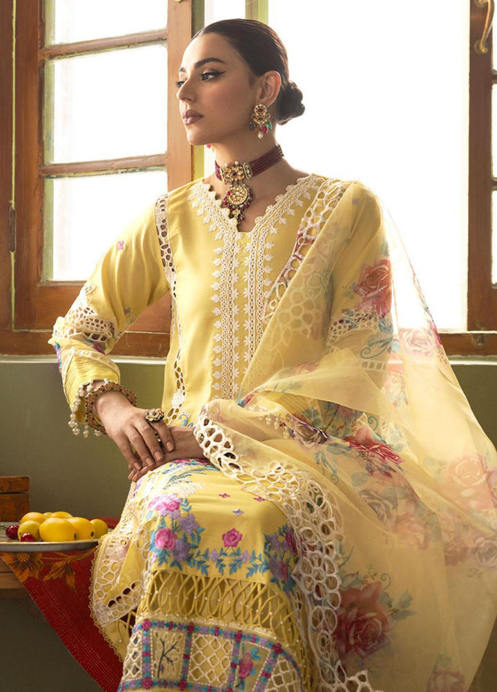 Parishay Embroidered Schiffli Suits Unstitched 3 Piece PR23LL-E2 LLE-04 - Luxury Collection