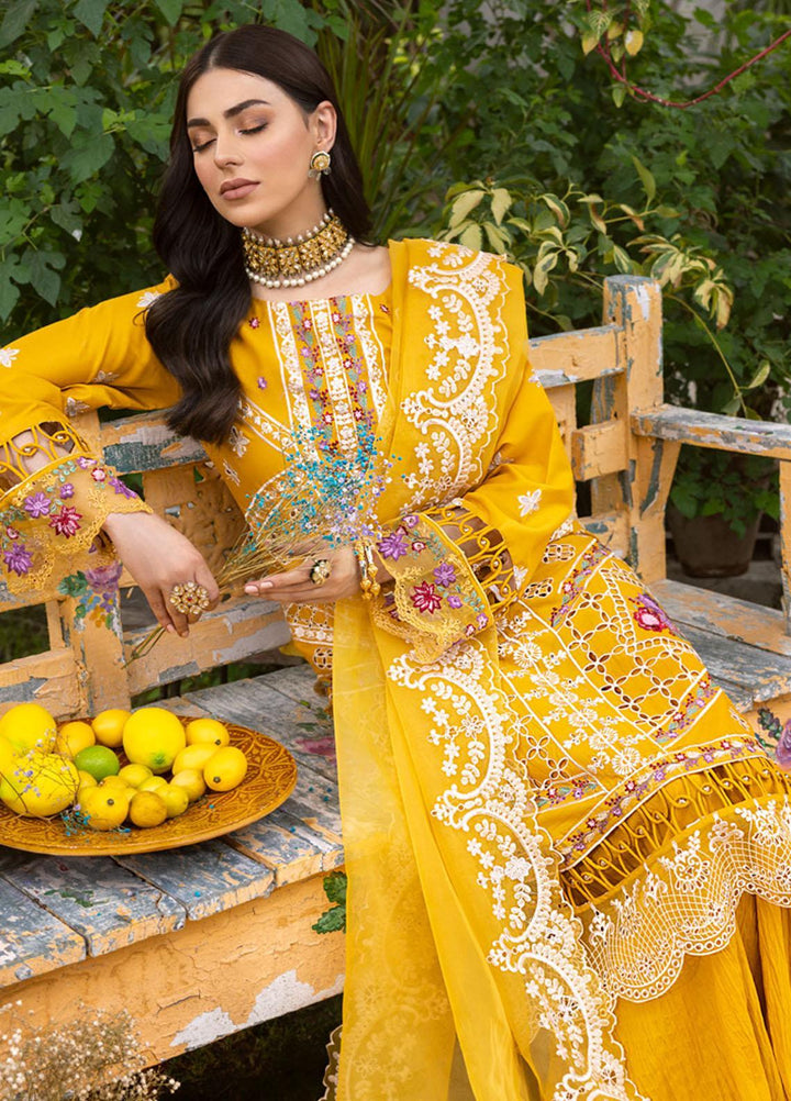 Parishay Embroidered Schiffli Suits Unstitched 3 Piece PR23LL-E2 LLE-07 - Luxury Collection