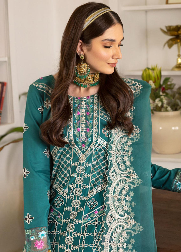 Parishay Embroidered Schiffli Suits Unstitched 3 Piece PR23LL-E2 LLE-10 - Luxury Collection