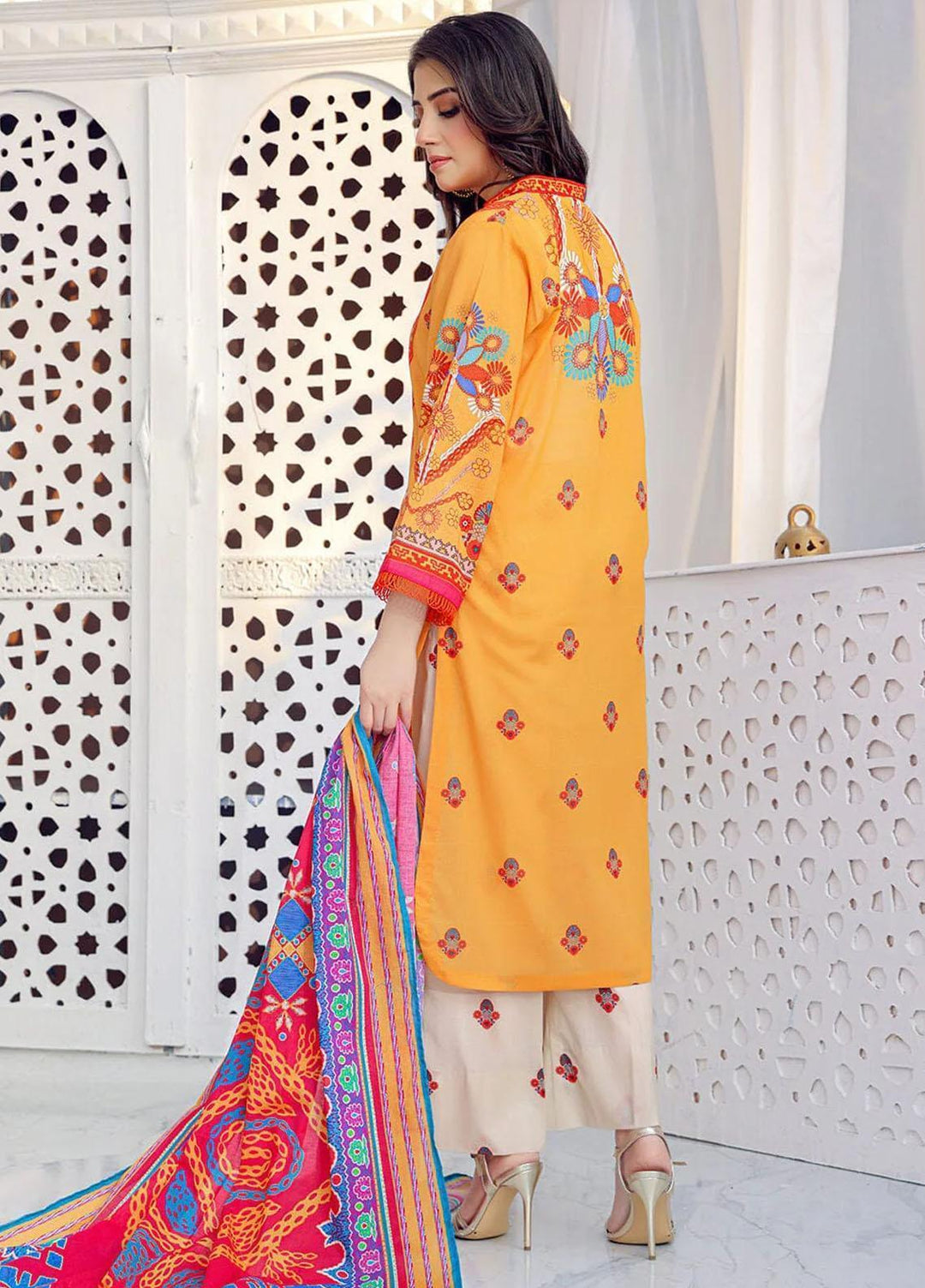Parishey By Khas Printed Lawn Suits Unstitched 3 Piece KHS23P KLA-1648 - Summer Collection