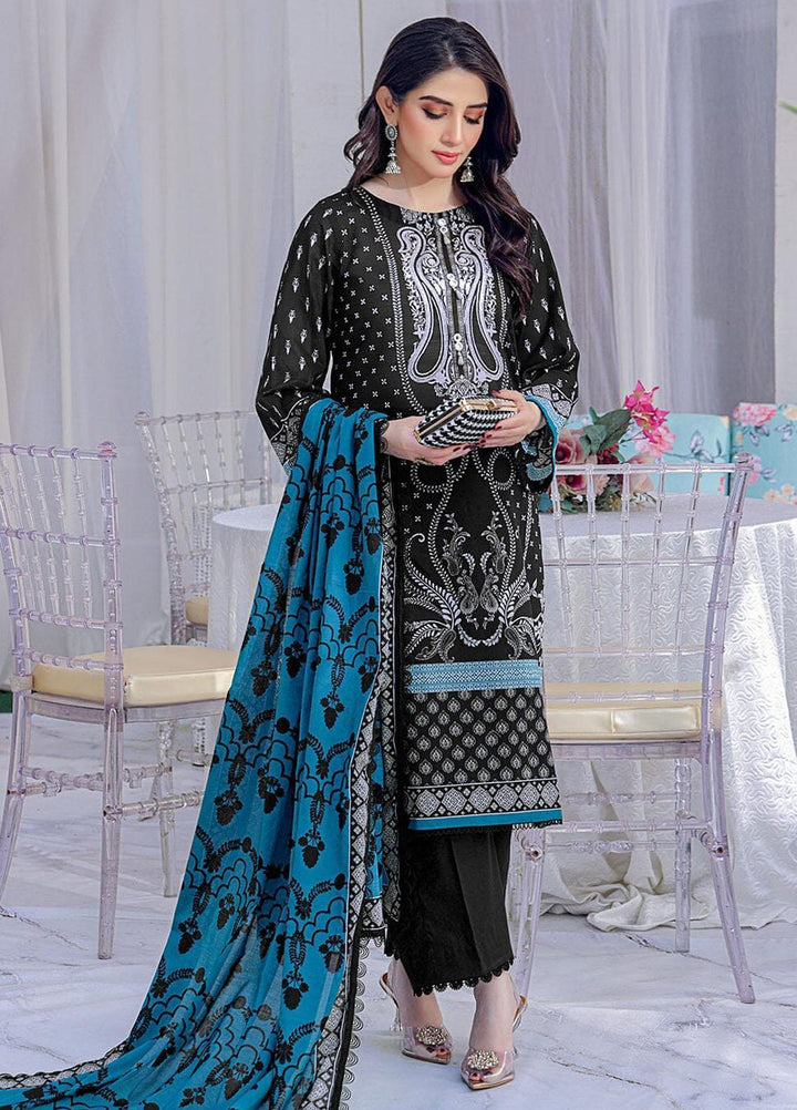 Parishey By Khas Printed Lawn Suits Unstitched 3 Piece KHS23P KLA-1649 - Summer Collection