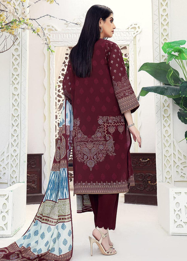 Parishey By Khas Printed Lawn Suits Unstitched 3 Piece KHS23P KLA-1653 - Summer Collection