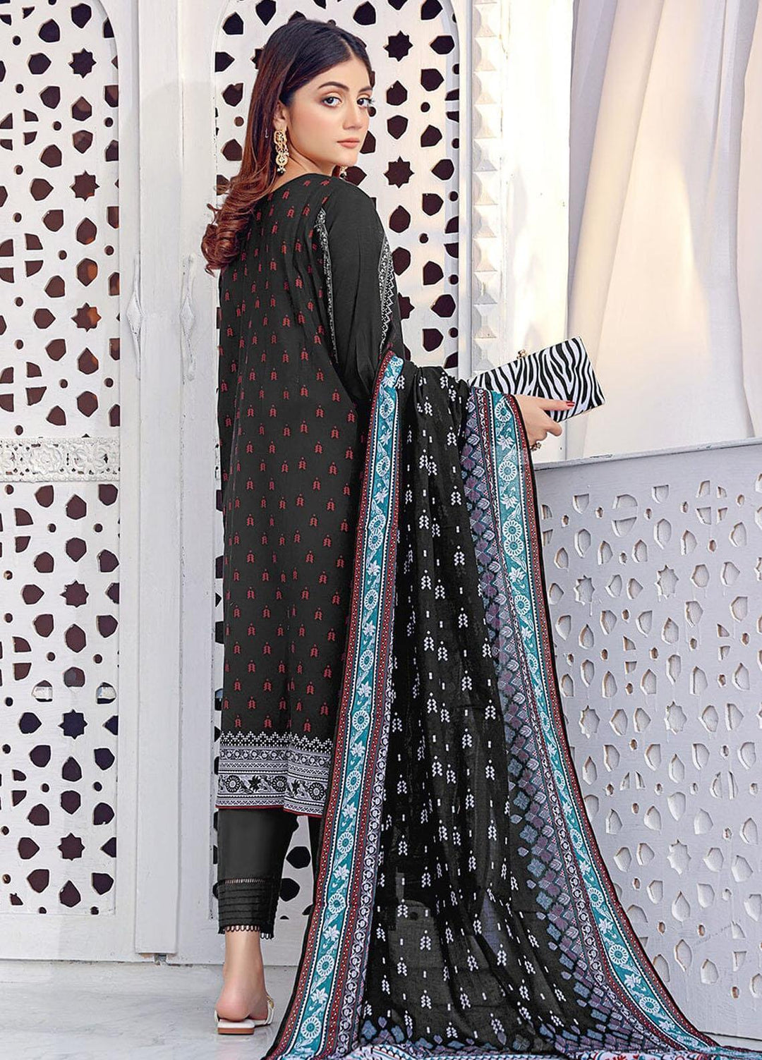 Parishey By Khas Printed Lawn Suits Unstitched 3 Piece KHS23P KLA-1655 - Summer Collection