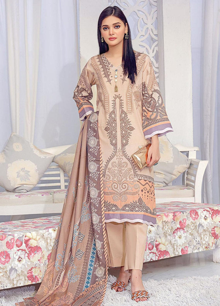 Parishey By Khas Printed Lawn Suits Unstitched 3 Piece KHS23P KLA-1656 - Summer Collection