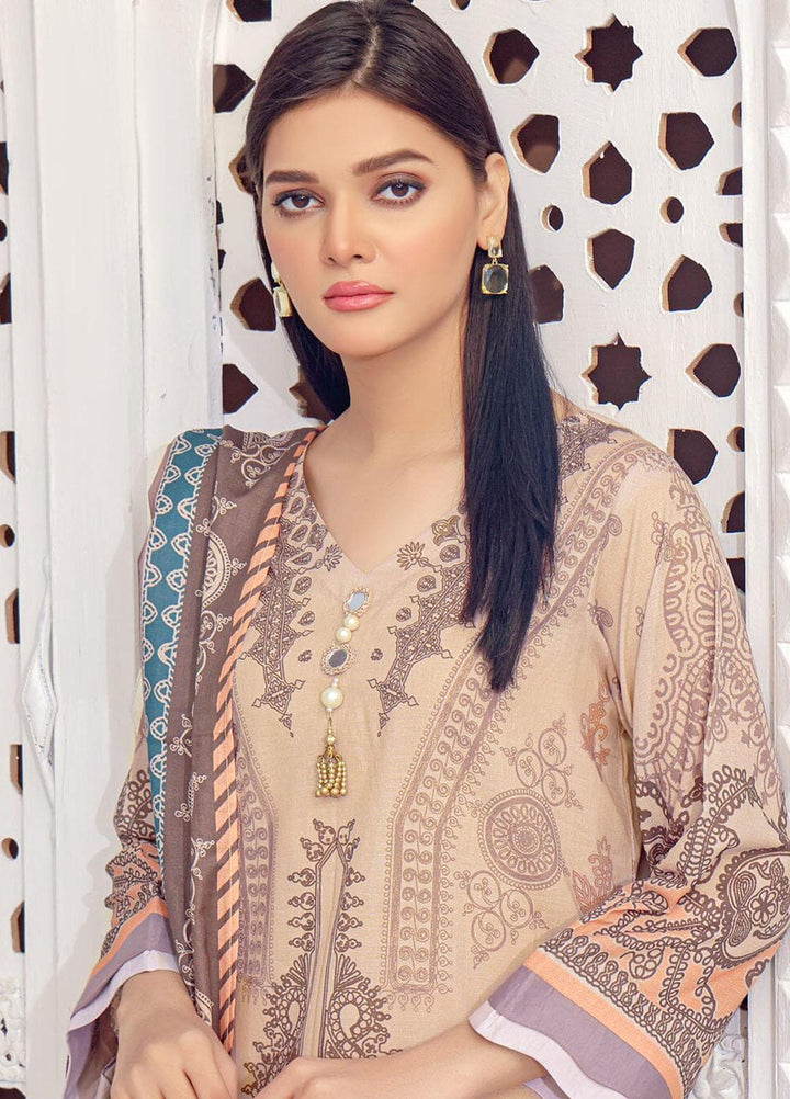 Parishey By Khas Printed Lawn Suits Unstitched 3 Piece KHS23P KLA-1656 - Summer Collection