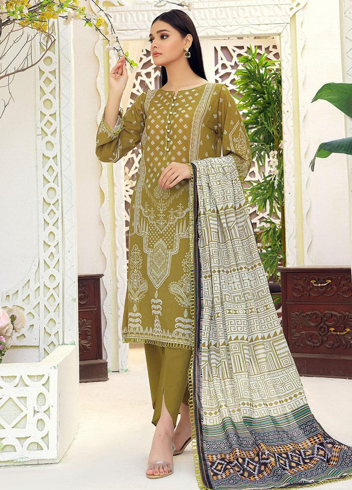 Parishey By Khas Printed Lawn Suits Unstitched 3 Piece KHS23P KLA-1657 - Summer Collection