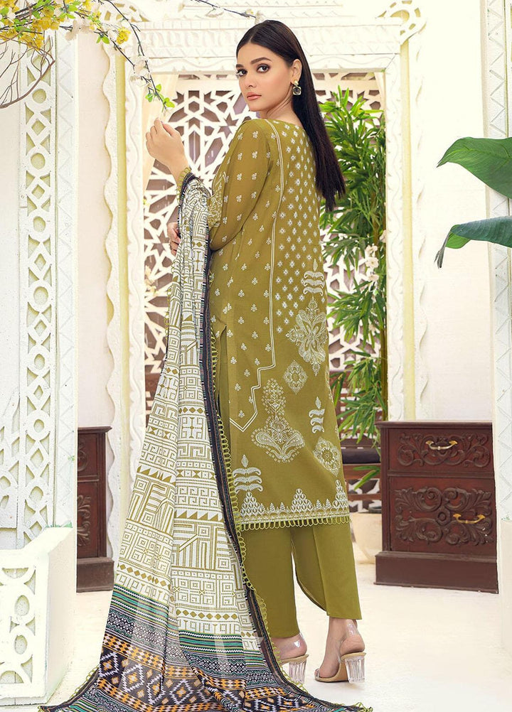 Parishey By Khas Printed Lawn Suits Unstitched 3 Piece KHS23P KLA-1657 - Summer Collection