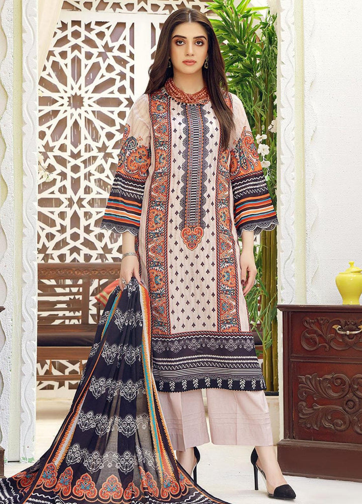 Parishey By Khas Printed Lawn Suits Unstitched 3 Piece KHS23P KLA-1658 - Summer Collection