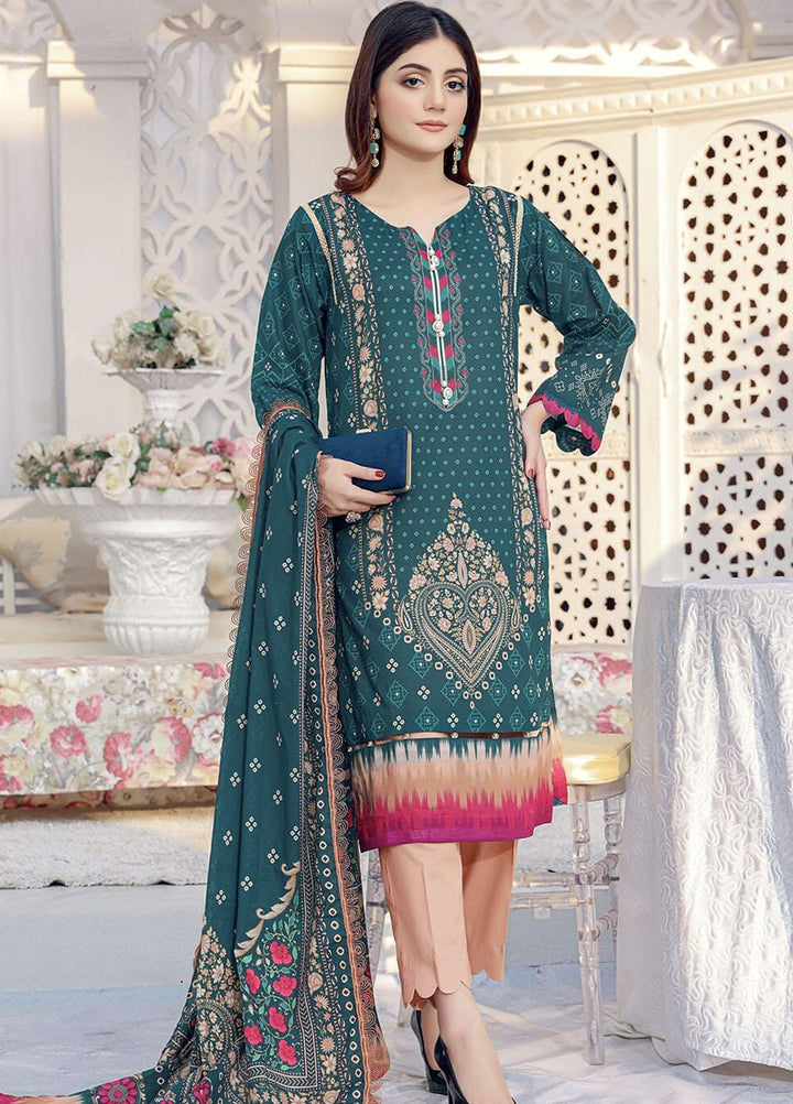 Parishey By Khas Printed Lawn Suits Unstitched 3 Piece KHS23P KLA-1677 - Summer Collection