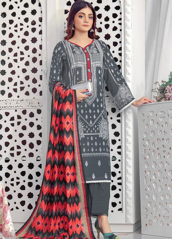 Parishey By Khas Printed Lawn Suits Unstitched 3 Piece KHS23P KLA-1679 - Summer Collection
