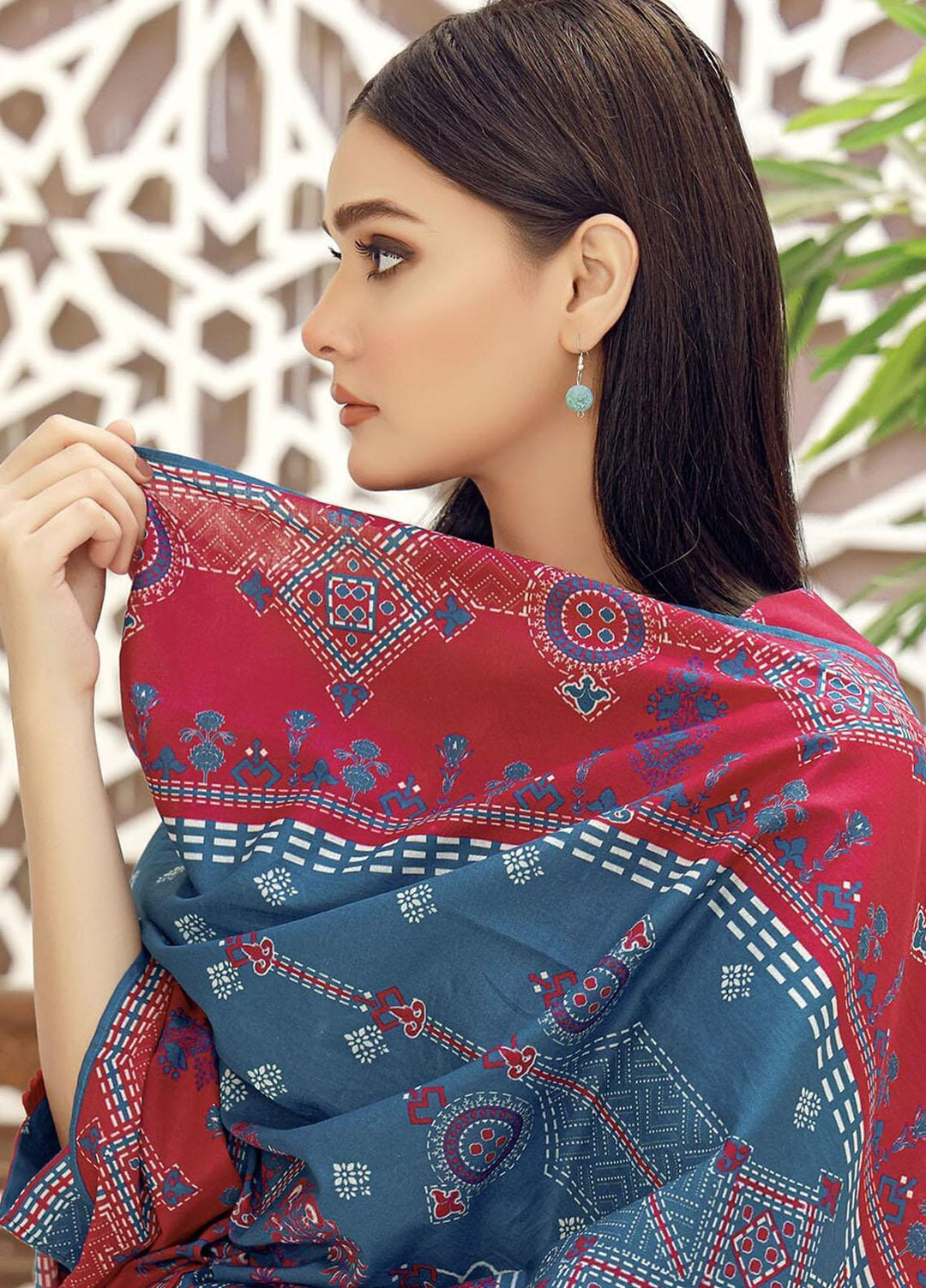 Parishey By Khas Printed Lawn Suits Unstitched 3 Piece KHS23P KLA-1680 - Summer Collection