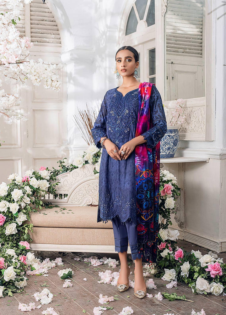 Parizeh by Al Zohaib Embroidered Chikankari Suits Unstitched 3 Piece AZ21CP D-02 - Winter Collection