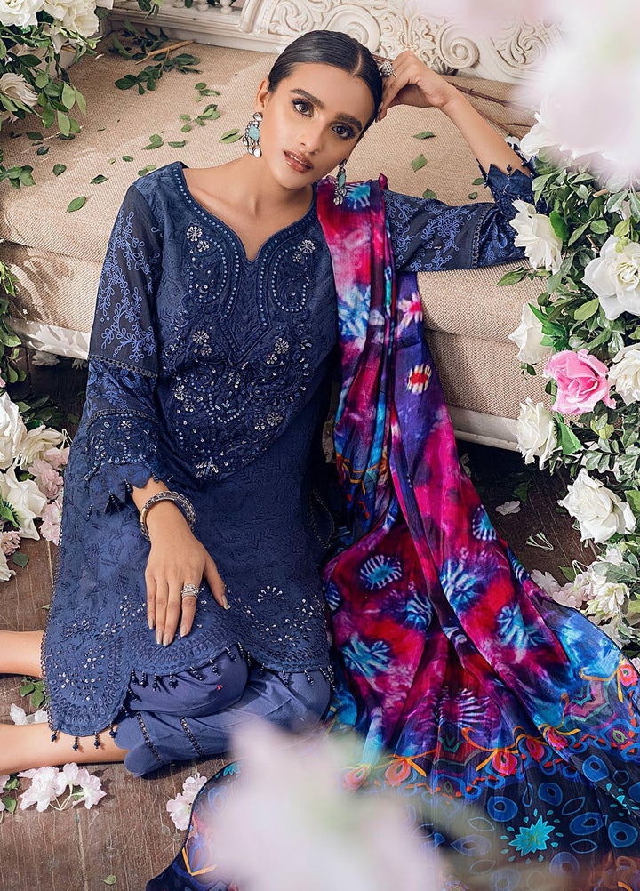 Parizeh by Al Zohaib Embroidered Chikankari Suits Unstitched 3 Piece AZ21CP D-02 - Winter Collection