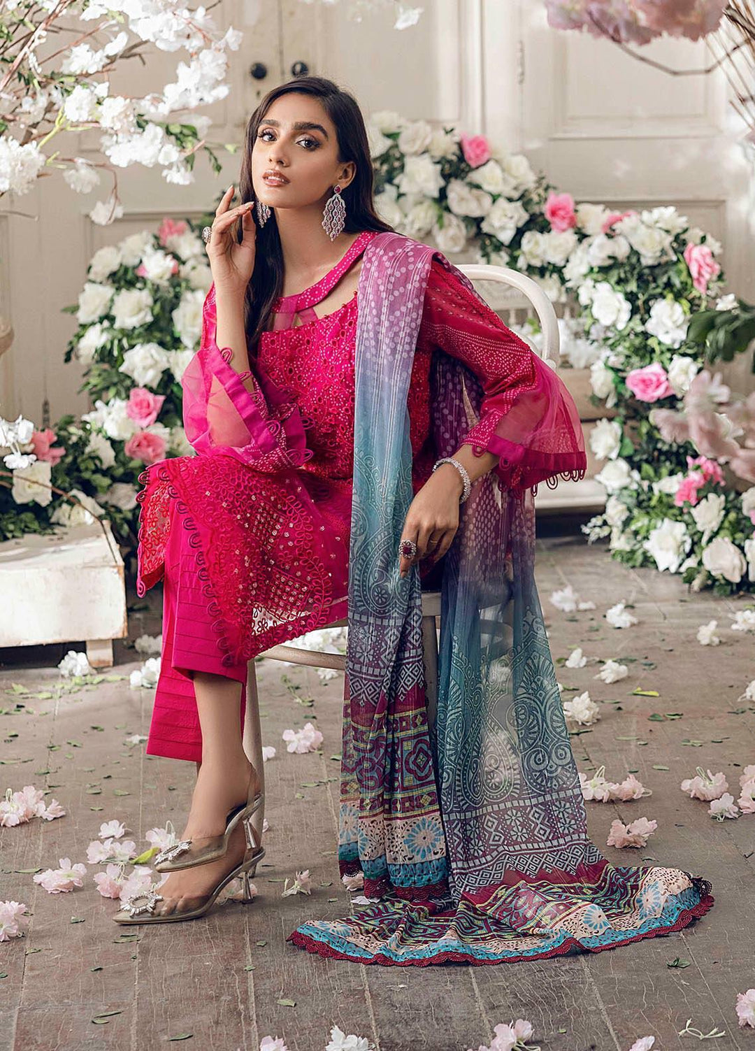 Parizeh by Al Zohaib Embroidered Chikankari Suits Unstitched 3 Piece AZ21CP D-03 - Winter Collection