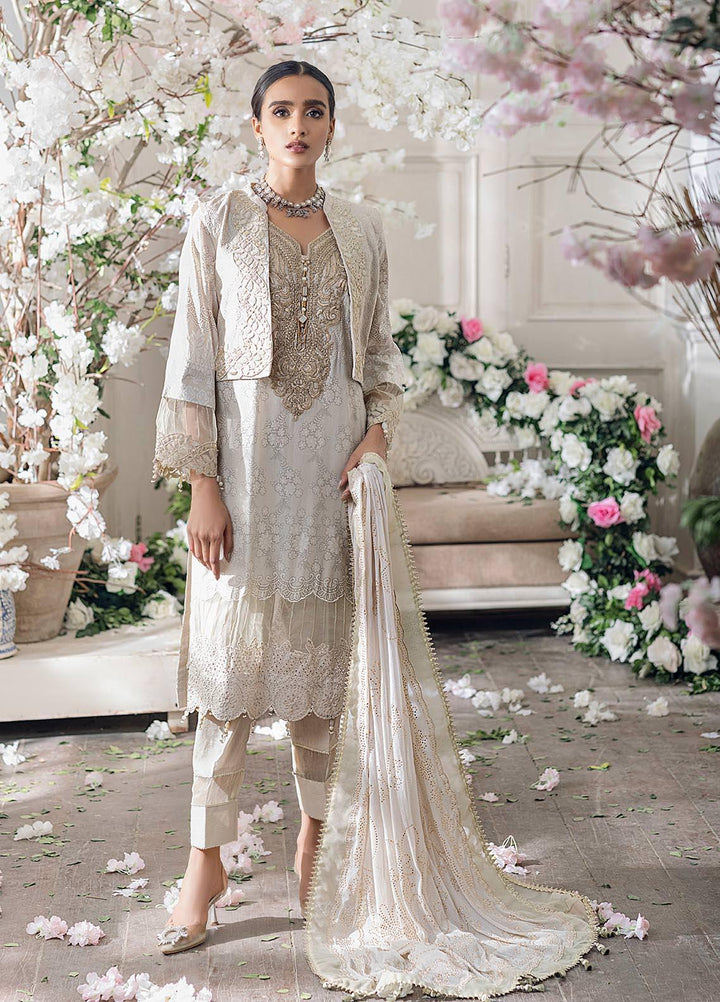 Parizeh by Al Zohaib Embroidered Chikankari Suits Unstitched 3 Piece AZ21CP D-04 - Winter Collection