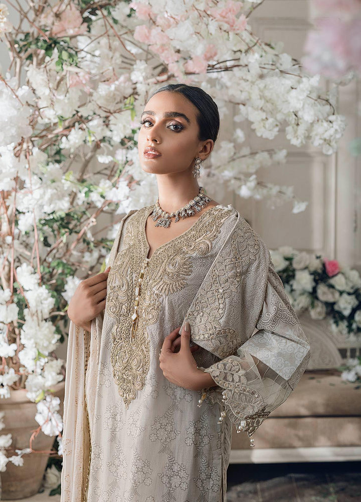 Parizeh by Al Zohaib Embroidered Chikankari Suits Unstitched 3 Piece AZ21CP D-04 - Winter Collection