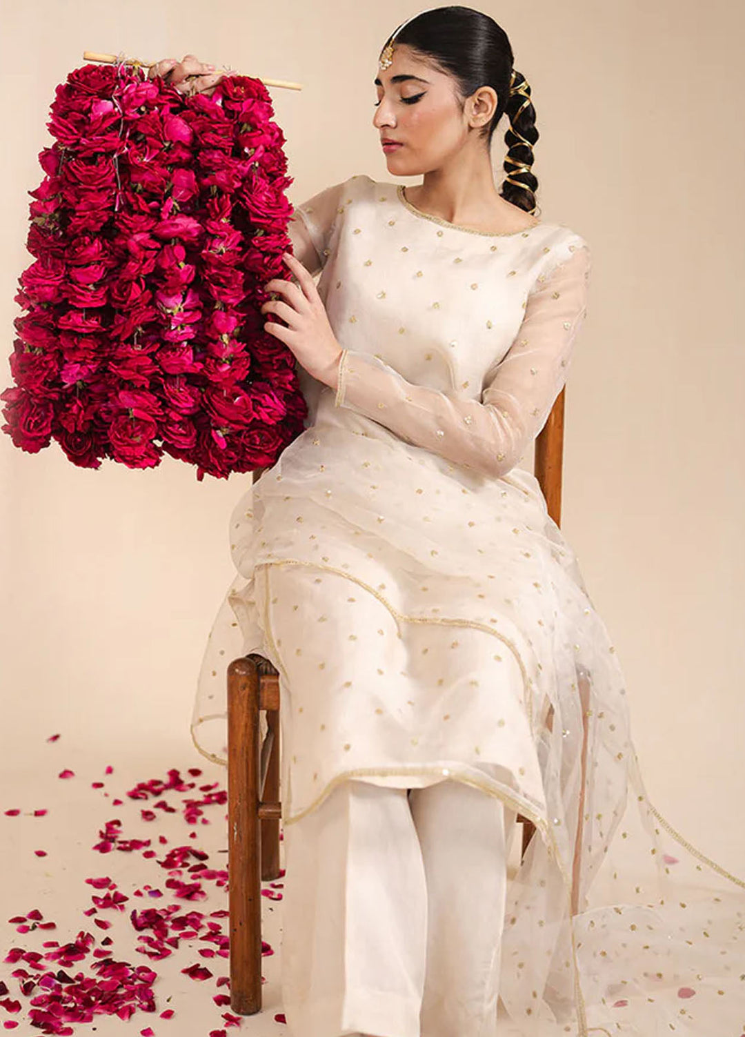 Pashma Khan Embroidered 3 Piece Chambeli