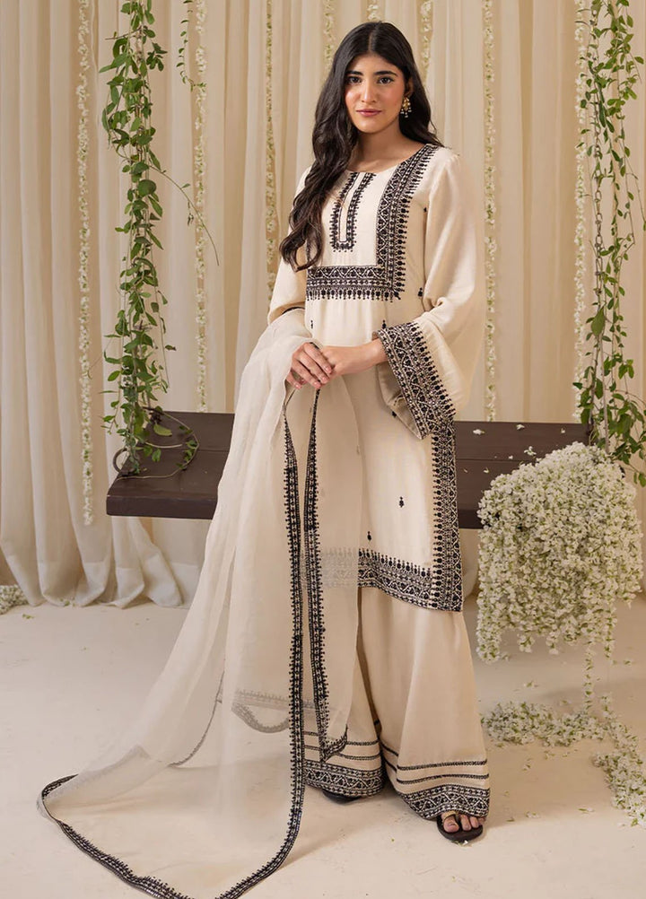 Pashma Khan Embroidered 3 Piece Jugnu