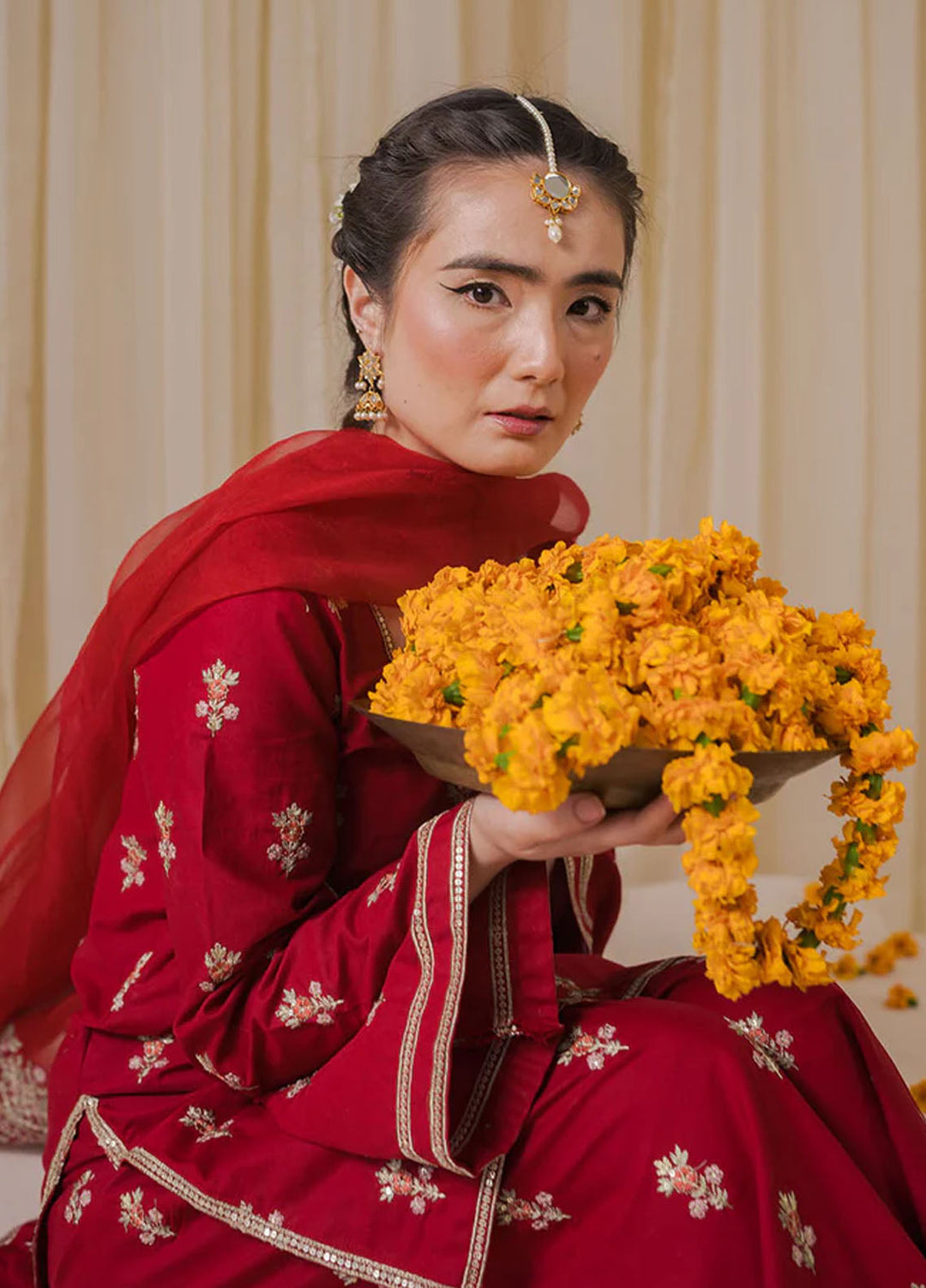 Pashma Khan Embroidered 3 Piece Suit Emaan