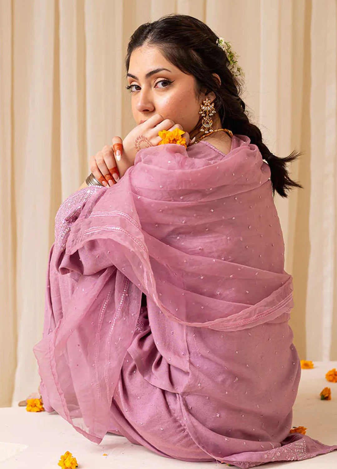 Pashma Khan Embroidered 3 Piece Yasmin