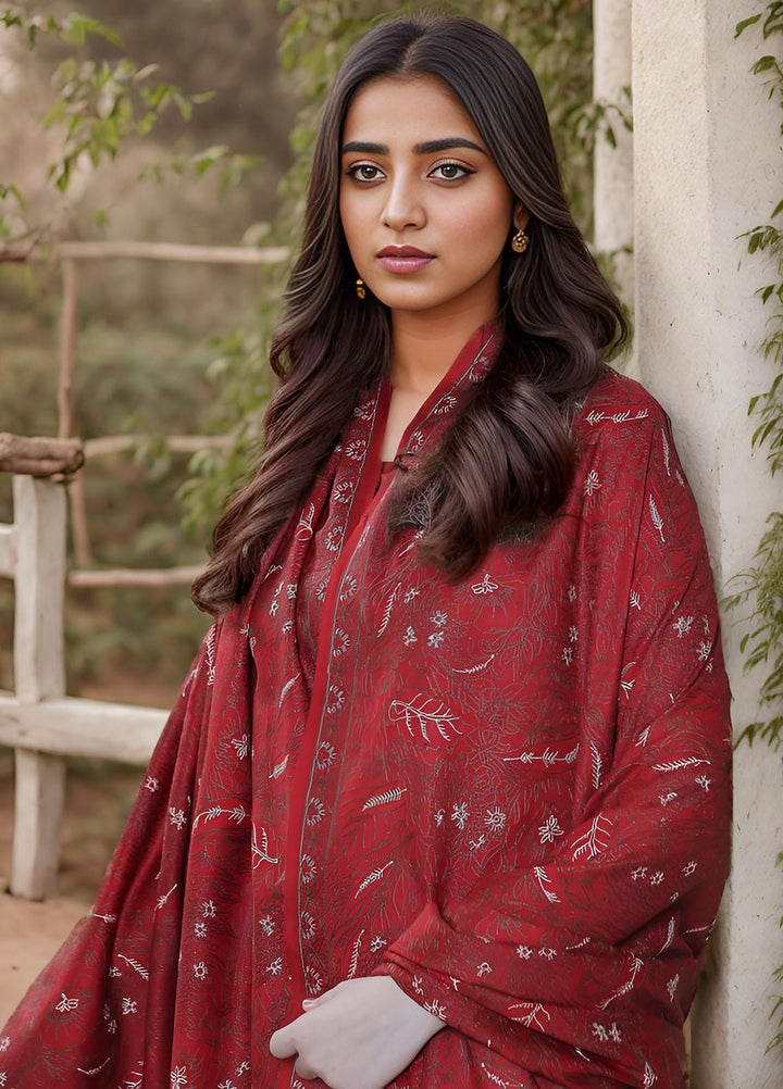 Sanaulla Exclusive Range  Pashmina  KPS 781 D-56 Maroon - Women Shawls