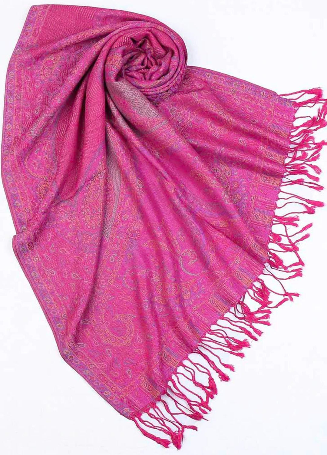 Abaya pk  Cashmere  Hijab ABA22HB SHOCKING PINK CASHMERE - Pashmina Hijabs