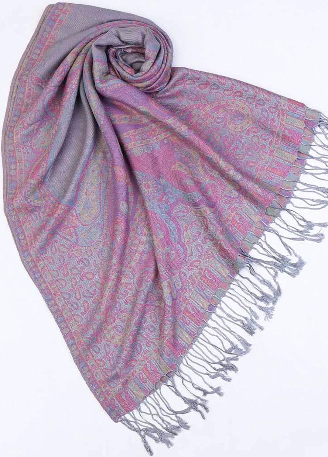 Abaya pk  Cashmere  Hijab ABA22HB PINKISH GREY CASHMERE - Pashmina Hijabs