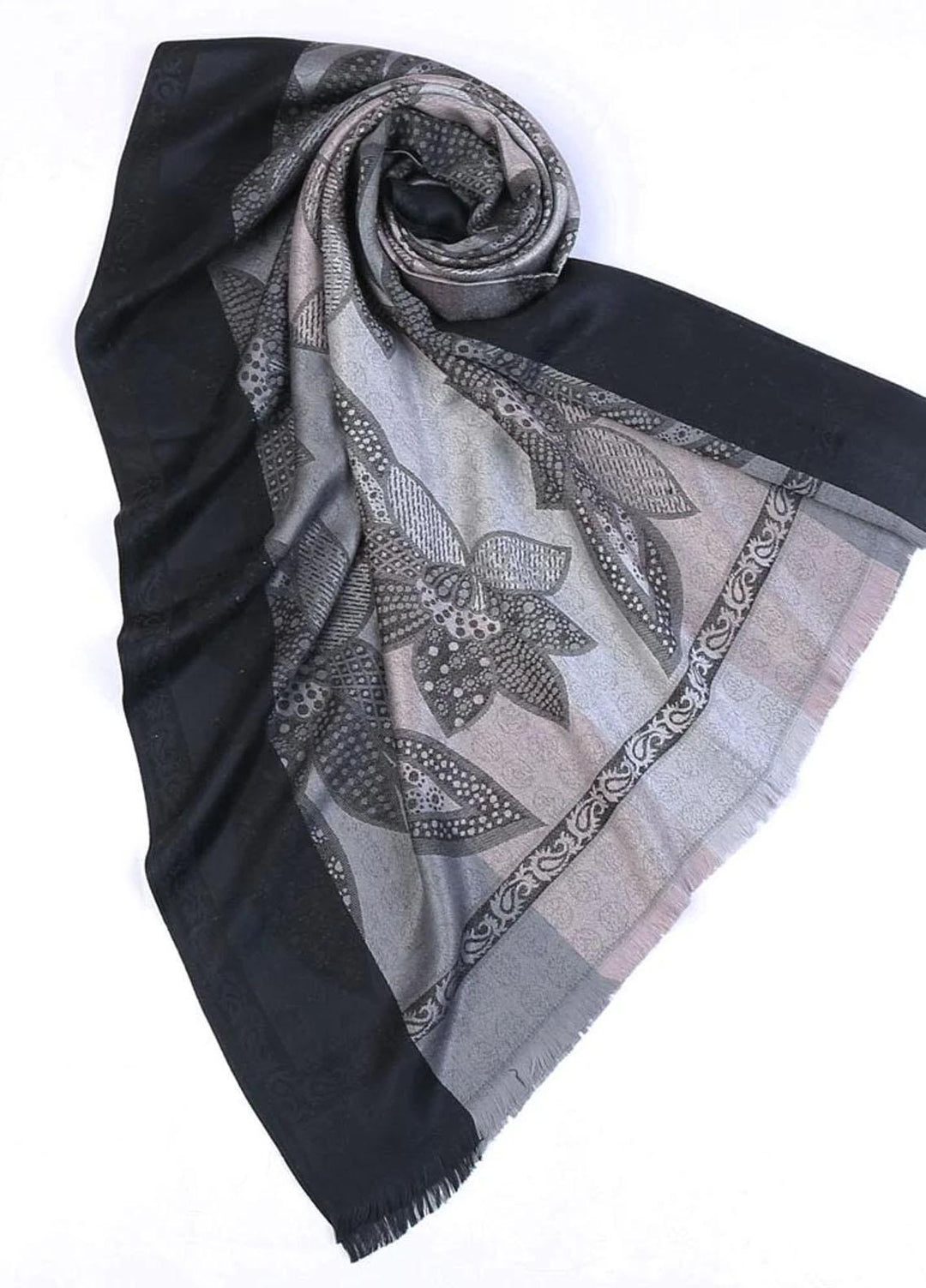Abaya pk  Cashmere  Hijab ABA22HB CHARCOAL CASHMERE - Pashmina Hijabs