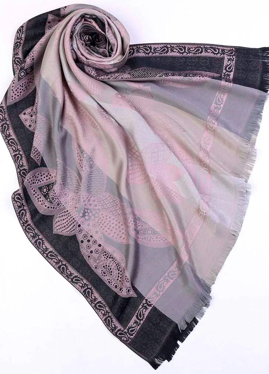 Abaya pk  Cashmere  Hijab ABA22HB PINK FROST CASHMERE - Pashmina Hijabs