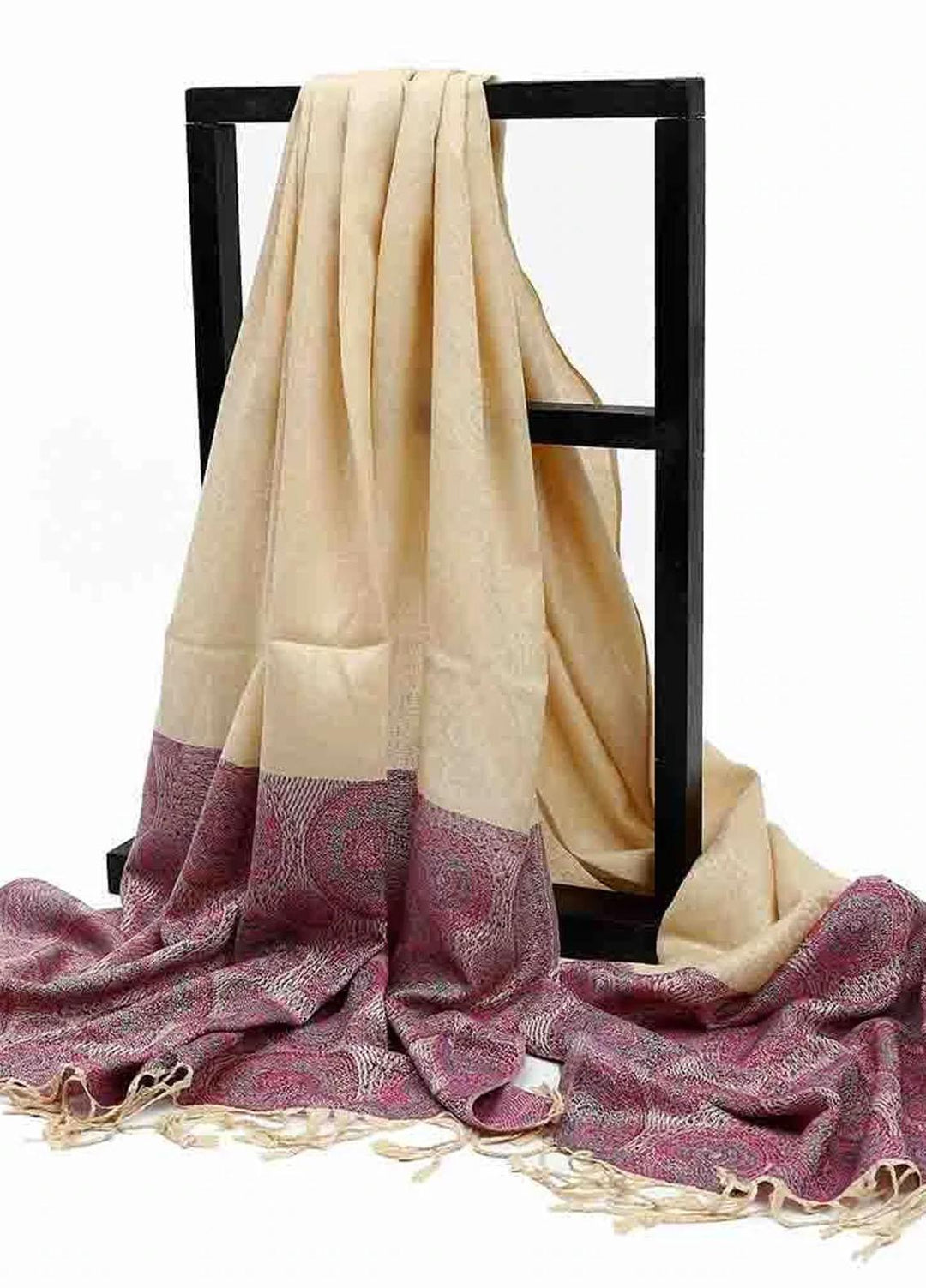 Abaya pk  Pashmina  Hijab ABA22HB CREAM PASHMINA - Pashmina Hijabs