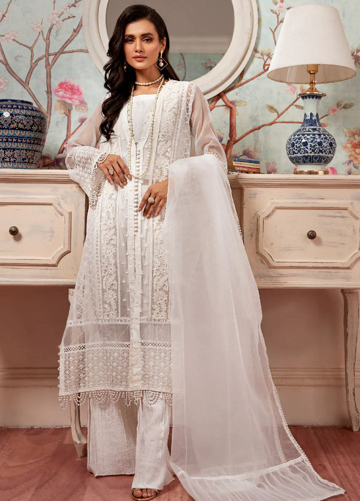 Pashmire Pret Embroidered Organza 3 Piece Suit Sawera