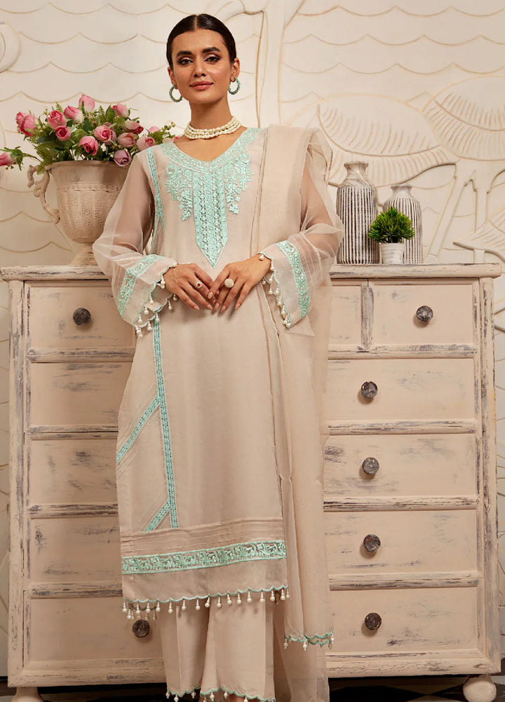 Pashmire Pret Embroidered Organza 3 Piece Suit Zarah