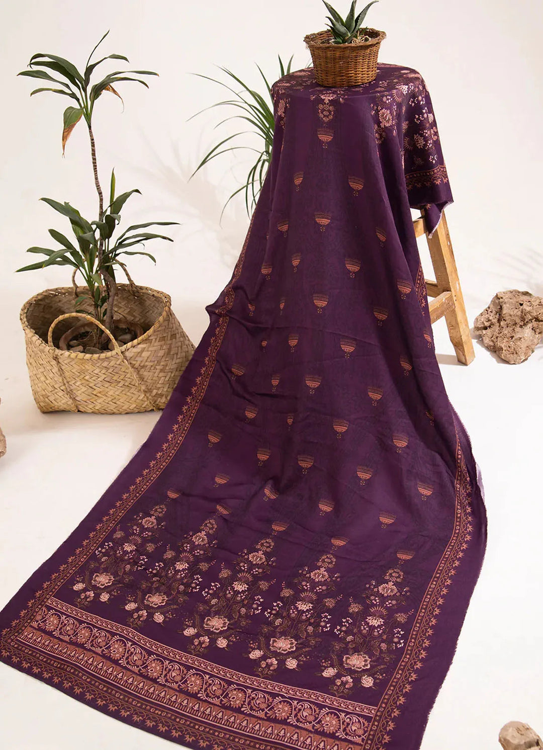 Pashmire Shawl PM24A Majestic - Shawl Collection